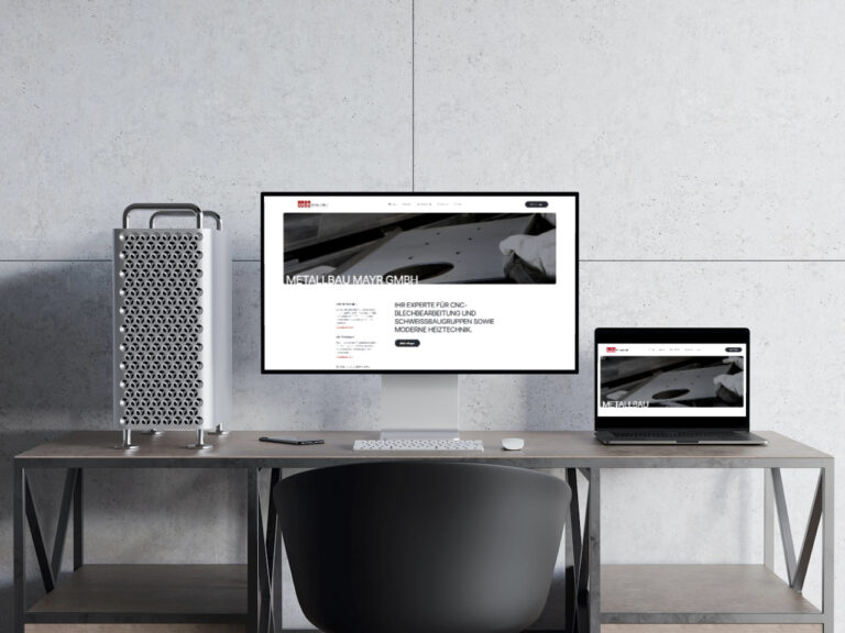 Metallbau Mayr Mockup
